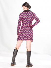 Robe Kurt Purple pavot