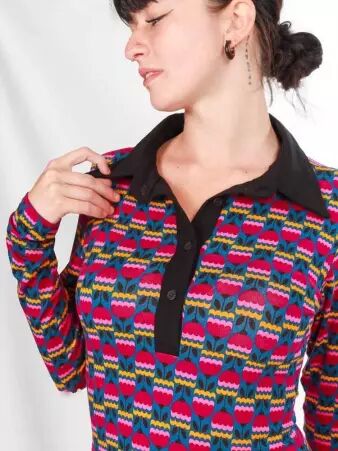 Robe Kurt Purple pavot robe �l�gante color�e