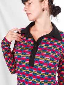 Robe Kurt Purple pavot