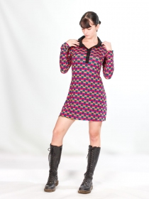 Robe Kurt Purple pavot