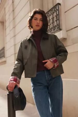 Veste aviateur malou Kaki veste aviateur malou kaki esprit baroudeur