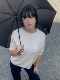 Pull col rond touch&eacute; cachemire beige clair pull doux beige clair