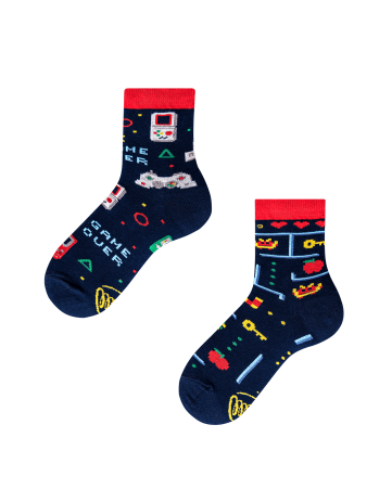 Chaussettes deparaill�es Game over kids accessoire mode au style contemporain