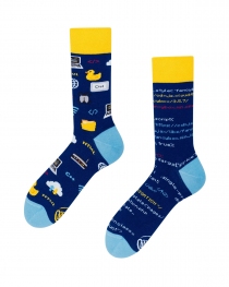 Chaussettes deparaill&eacute;es The coder accessoire textile au look moderne