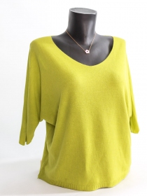 Pull Liza vert anis