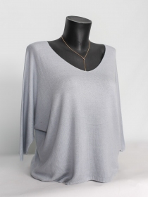 Pull Liza gris clair