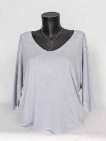 Pull Liza gris clair