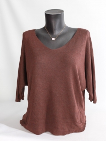 Pull Liza chocolat