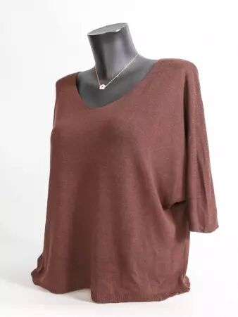 Pull Liza chocolat pull Liza chocolat profond