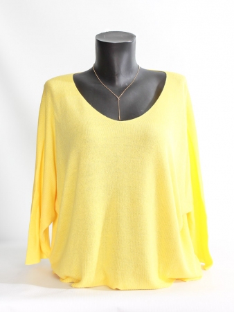 Pull Liza jaune renault pull Liza jaune moutarde vif