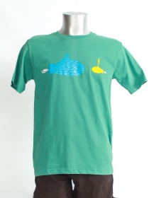Tee shirt Submarine vert d'eau