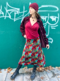 Jupe Zazou Jungle canop jupe &agrave; l'imprim&eacute; jungle canop&eacute;e au style exotique