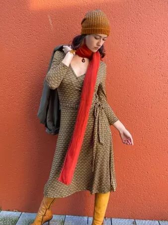 Robe Lou Retro robe fluide vintage