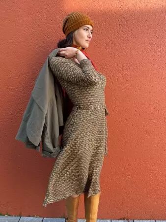 Robe Lou Retro robe fluide vintage