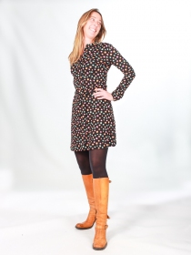 Robe Anna manches longues Nuit etoilee