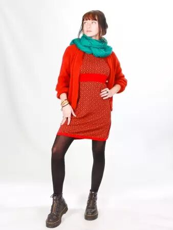 Robe Elie Diamond Corail robe �l�gante estivale