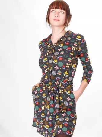 Robe Anna courte Agoria robe f�minine � motif expressif