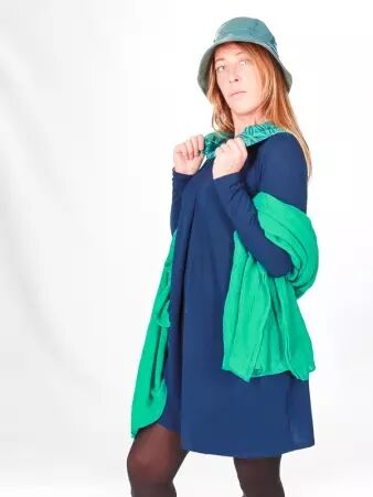 Robe Lovely Blue Lagoon robe fluide bleu lagon
