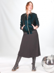 Teddy velours Gris teddy chic gris intemporel