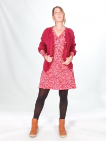 Robe Louie Coton Bio rose robe fluide rose
