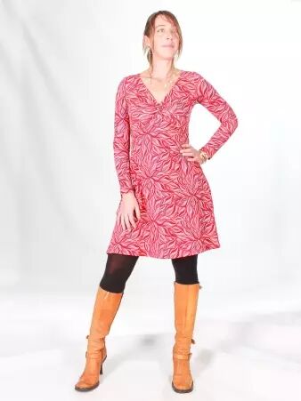 Robe Louie Coton Bio rose robe boh�me naturelle