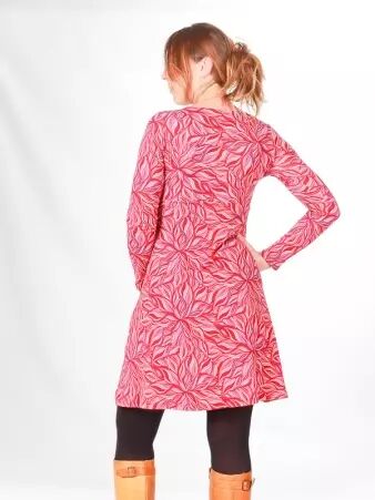 Robe Louie Coton Bio rose robe boh�me naturelle