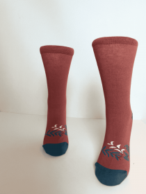 Chaussettes coton Chats roses accessoire mode au style contemporain
