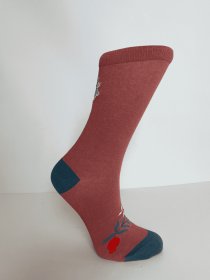 Chaussettes coton Chats roses article mode au design soign&eacute;