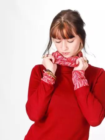 Pull Tracy coton bio rose pull l�ger � la teinte poudr�e