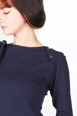 Pull Marny navy maille douce et confortable
