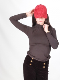 Top col montant Grafit top structur&eacute; col montant grafit