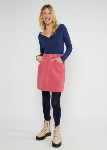 Longsleeve Lovebirds Kiss blue marina v&ecirc;tement f&eacute;minin confortable &agrave; l'imprim&eacute; Lovebirds