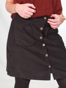 Jupe Louise Noir article mode &agrave; l'esth&eacute;tique soign&eacute;e et facile &agrave; associer