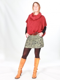 jupe Gracci Matcha pi&egrave;ce de pr&ecirc;t-&agrave;-porter au tomb&eacute; fluide et &agrave; l'allure moderne