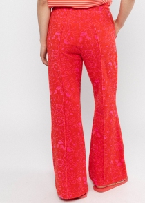 Pantalon &eacute;ponge Bell Bottom Beauty holy flores de rosa