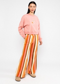 Pantalon &eacute;ponge Bell Bottom Beauty sunny spirit stripe