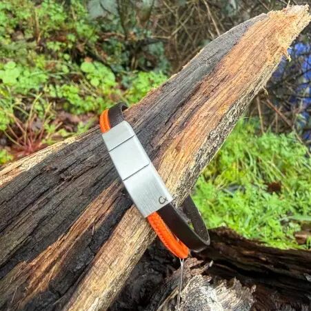 Bracelet aliz�s Orange et noir