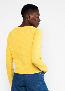 Sweet Knit yellow citrus knit
