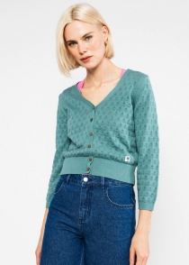 Sweet Petite bright skyline knit