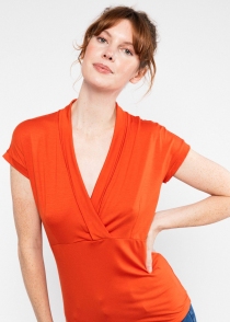 Top mon Cher Cache-C�ur sunset of Cannes red