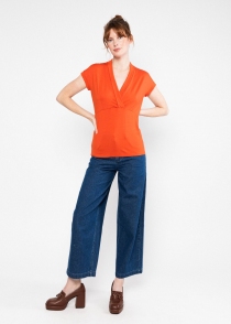 Top mon Cher Cache-C�ur sunset of Cannes red