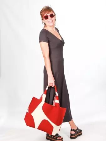 Robe louie Maxi Grafit