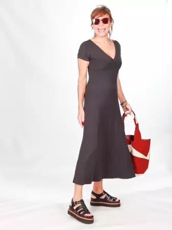 Robe louie Maxi Grafit
