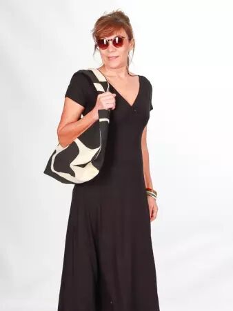 Robe louie Maxi Noir