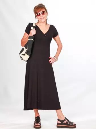 Robe louie Maxi Noir