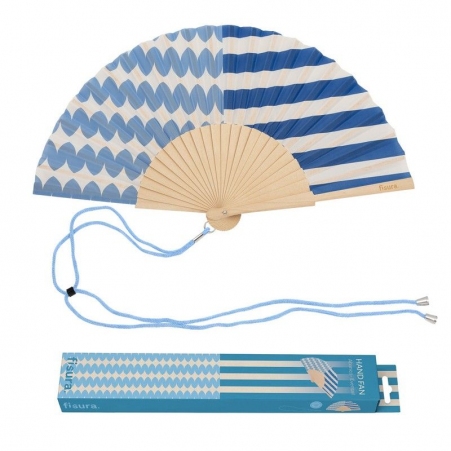 �ventail bleu sym�trique