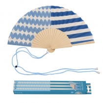 &Eacute;ventail bleu sym&eacute;trique