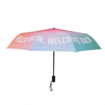 Parapluie r&eacute;tractable   Bonjour la pluie   arc en ciel