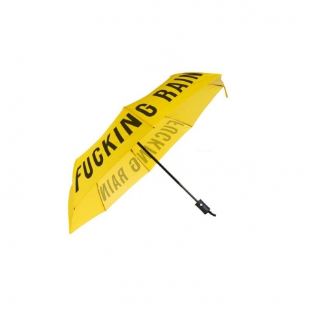 Parapluie r�tractable   putain de pluie   jaune