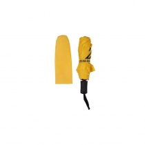 Parapluie r&eacute;tractable   putain de pluie   jaune